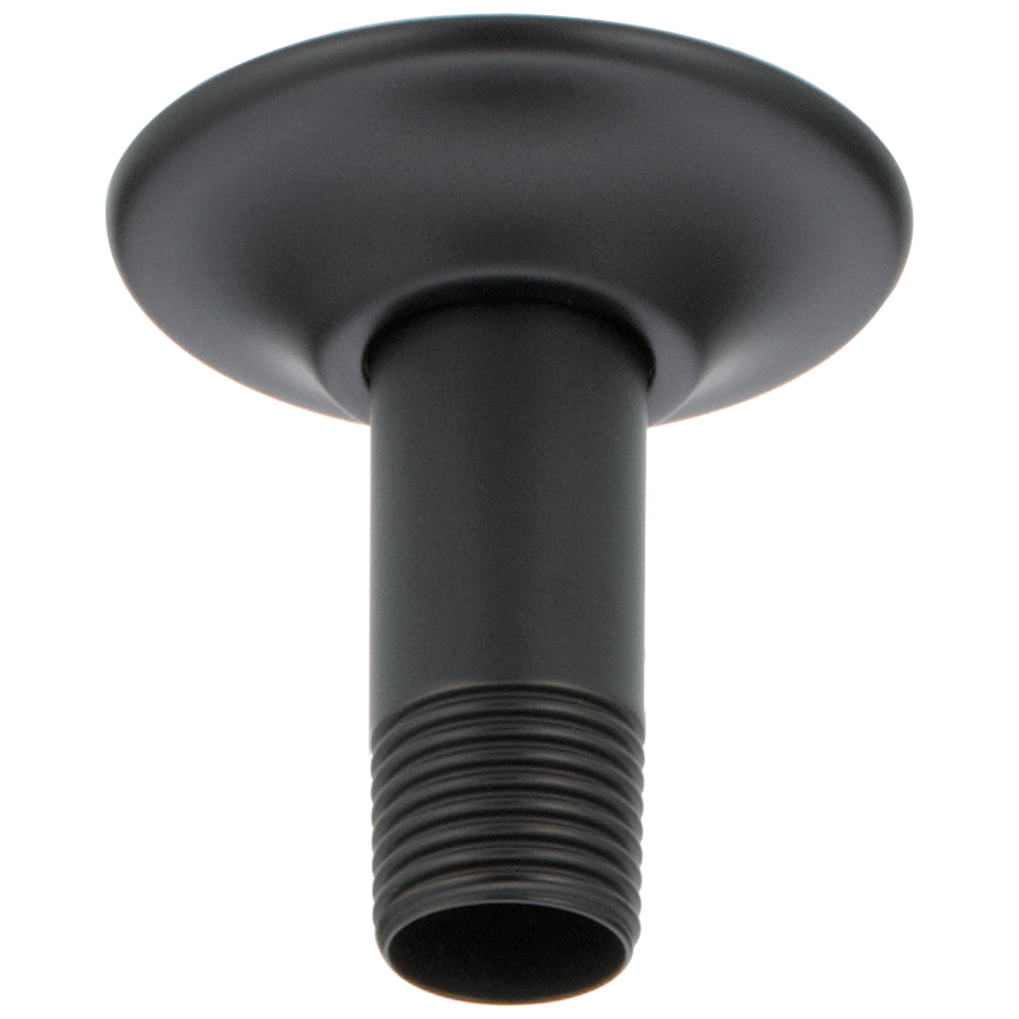 Delta Faucet Universal Showering Components Ceiling Mount Shower Arm & Flange - Matte Black