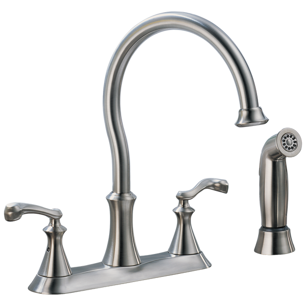 Two Handle Kitchen Faucet with spray