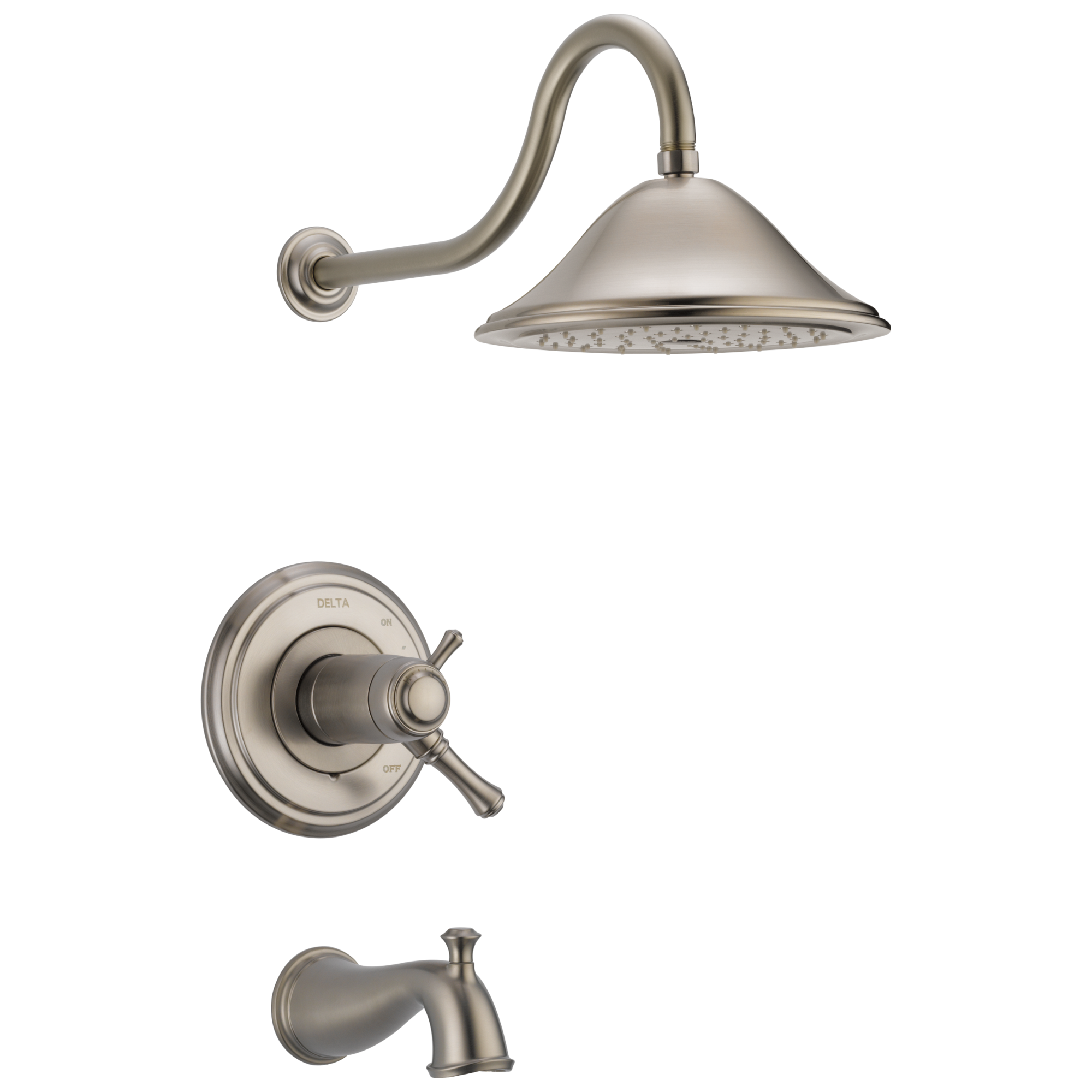 Delta Faucet CassidyE TempAssure 17T Series Tub & Shower Trim - Stainless
