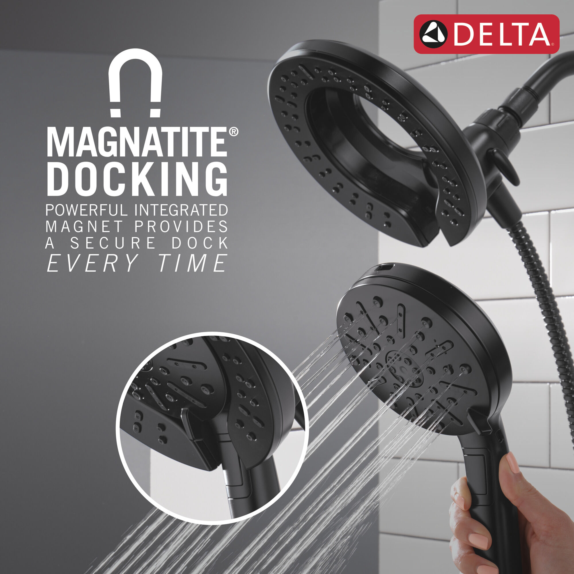 6-Setting In2ition® with ProClean® in Matte Black 75655BL | Delta