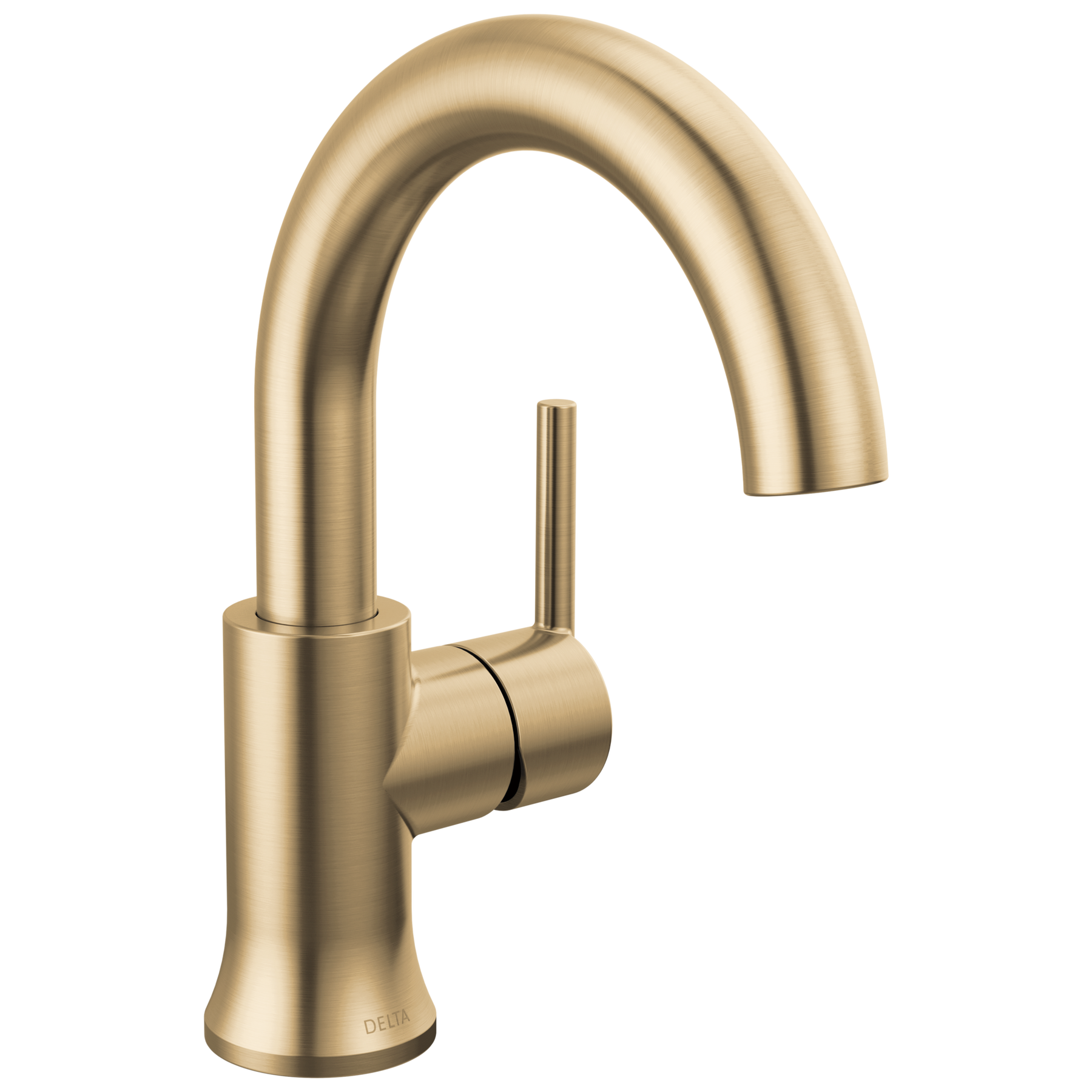 Single Handle High-Arc Bathroom Faucet in Champagne Bronze 559HA