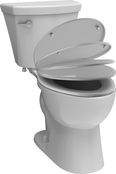 Elongated Toilet White C43908-WH Delta Faucet