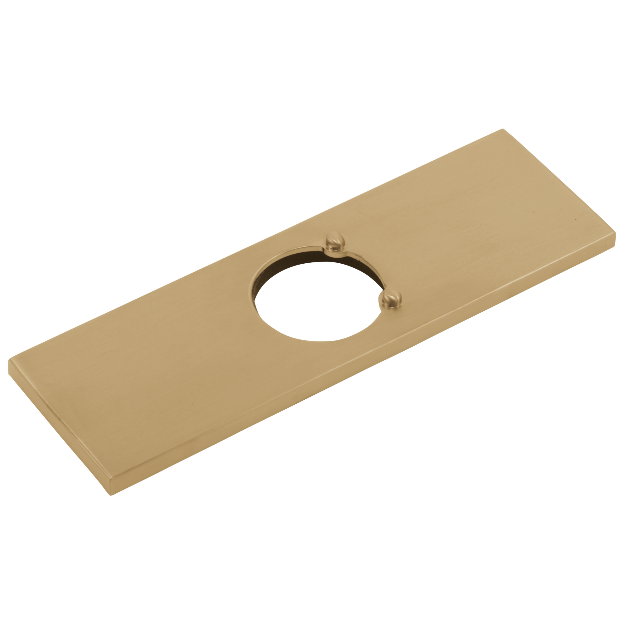 Delta Faucet Vero Escutcheon w/ Gasket  -  3 Hole Bathroom - Champagne Bronze