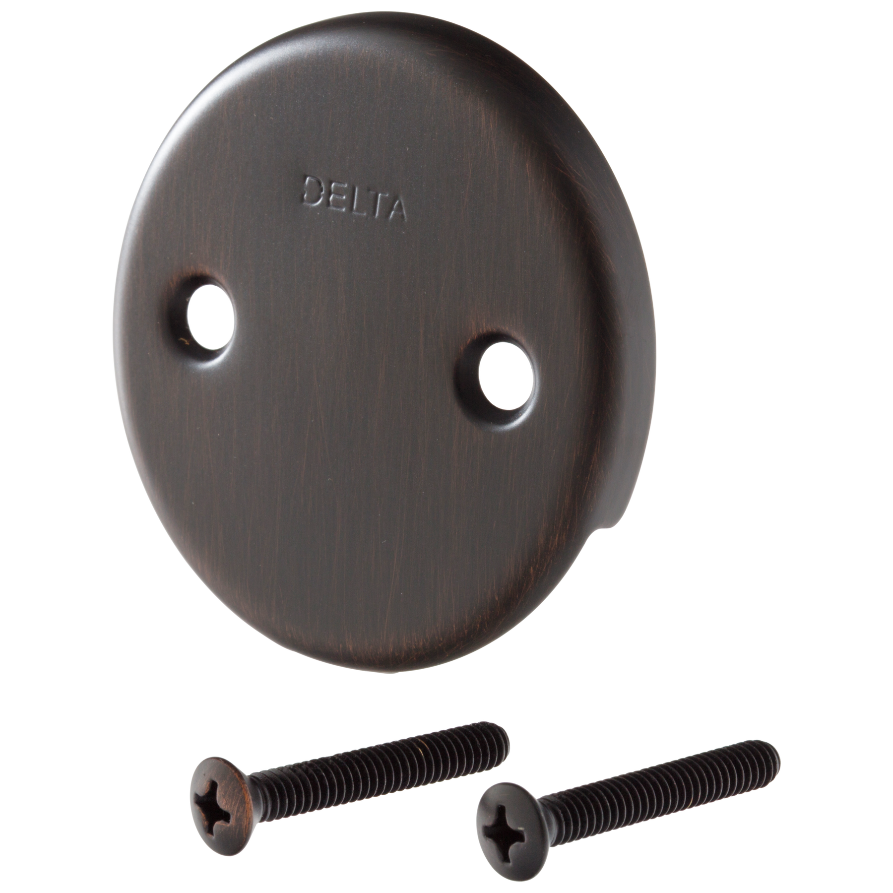 Overflow Plate & Screws - No Trip Lever in Venetian Bronze