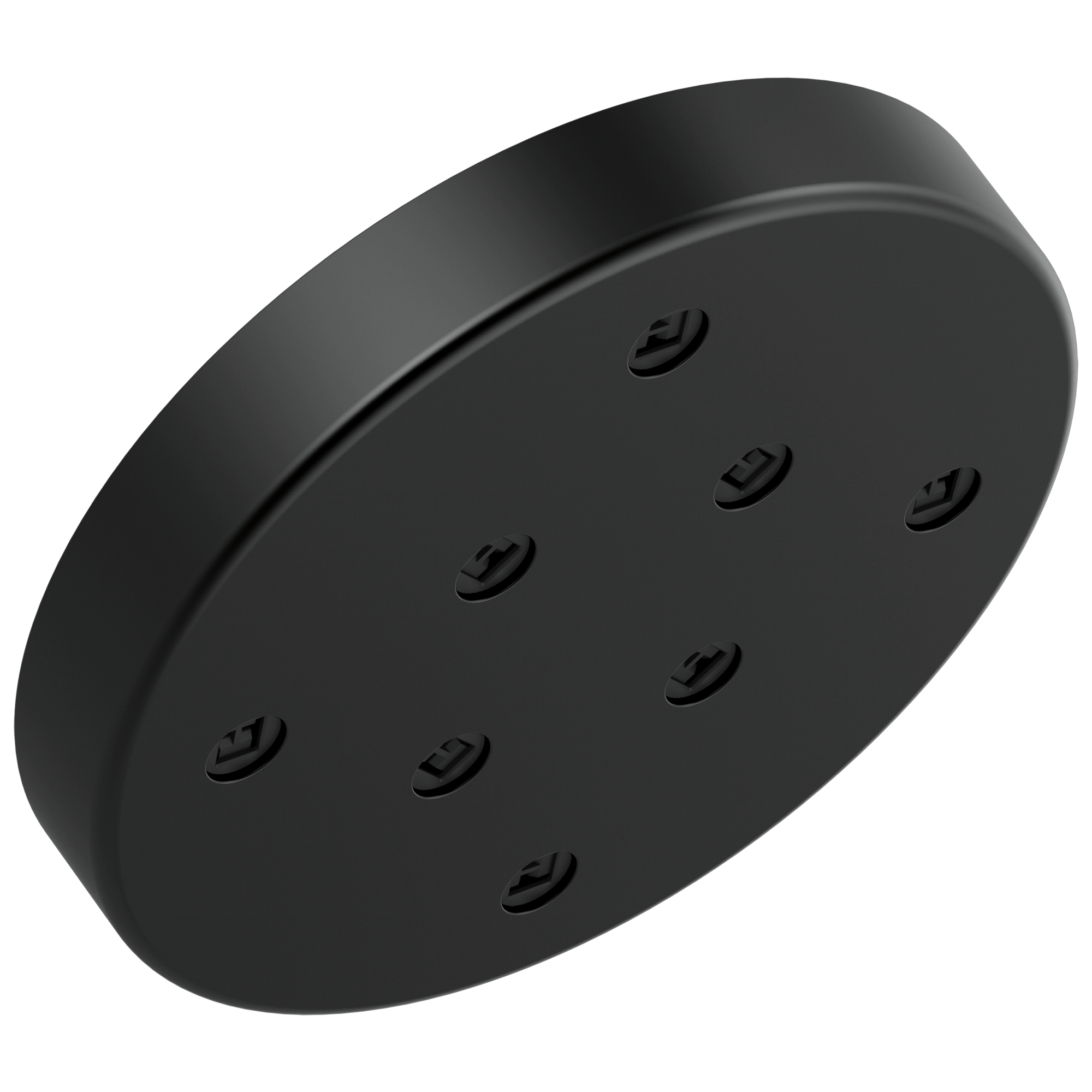 Delta Faucet Universal Showering Components H2OKineticSingle-Setting Metal Raincan Shower Head - Matte Black