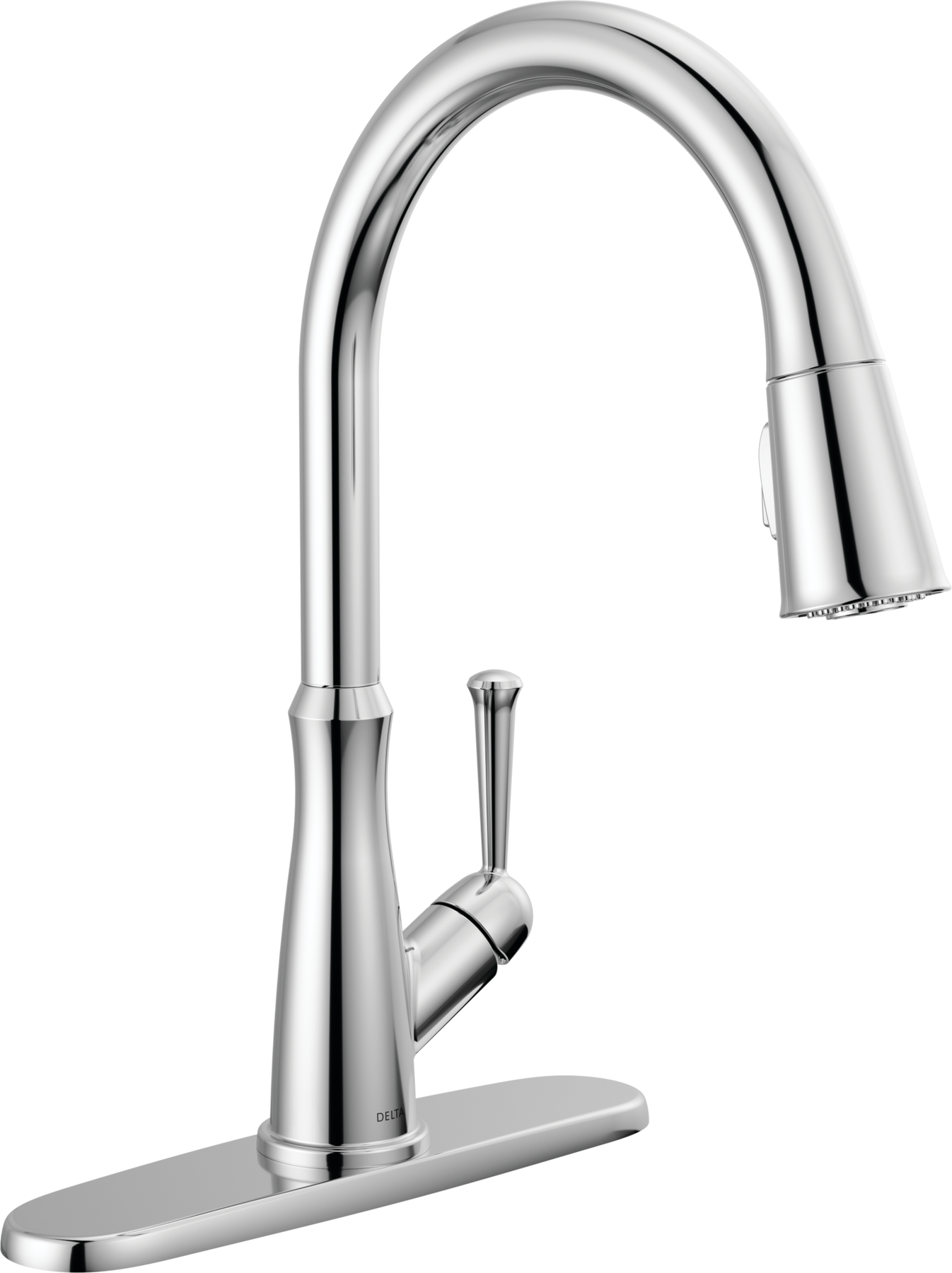 Single Handle Pull-Down Kitchen Faucet in Chrome 9110-DST