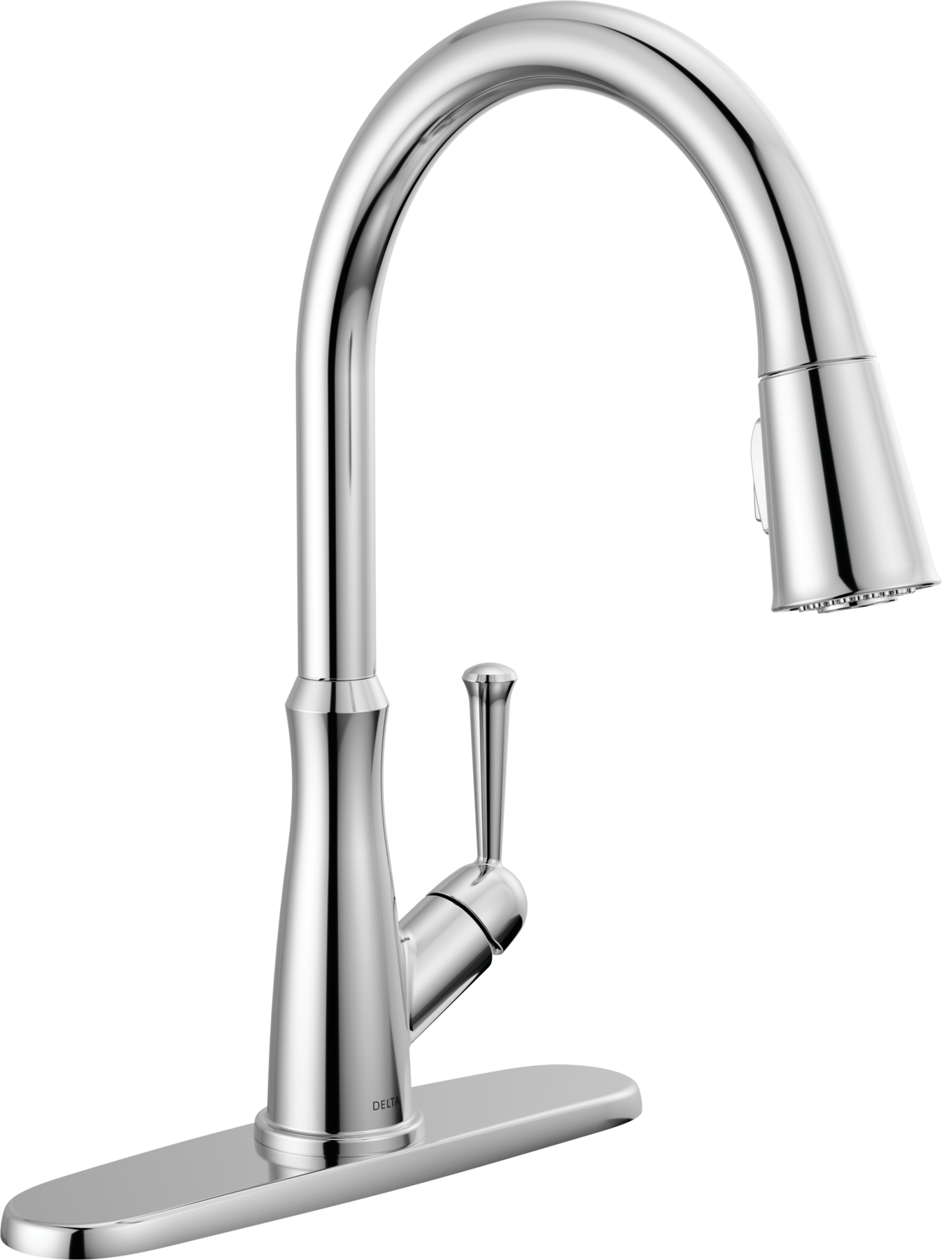 Single Handle Pull-Down Kitchen Faucet in Chrome — thumbnail 2