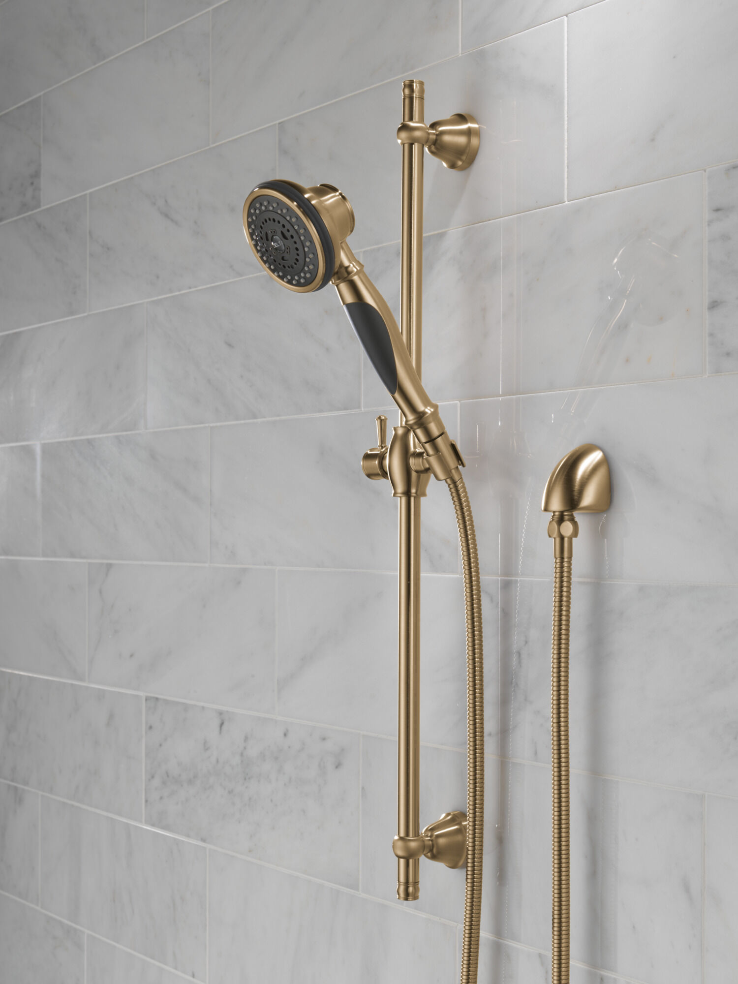 Premium 3-Setting Slide Bar Hand Shower in Champagne Bronze 57021