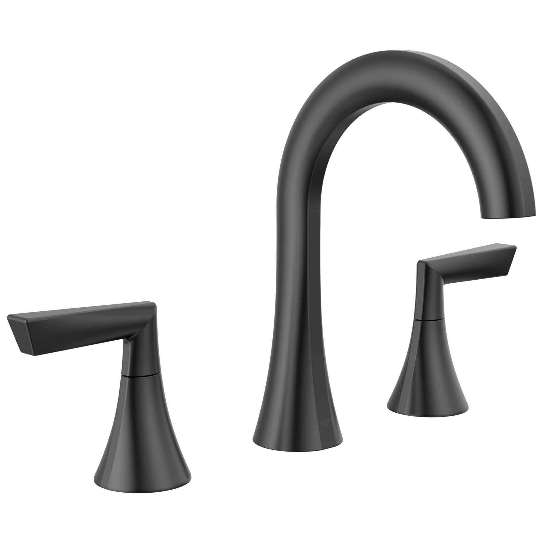 Two Handle Widespread Bathroom Faucet in Matte Black 35874LF-BL