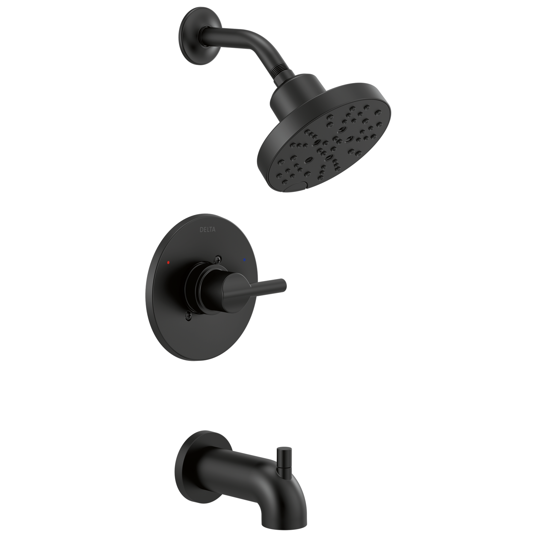 Monitor® 14 Series H2Okinetic® Tub and Shower in Matte Black