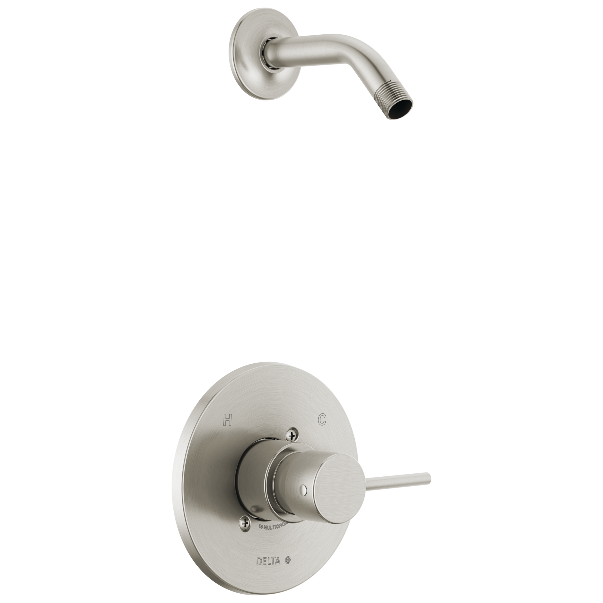 Delta Faucet ModernE Monitor 14 Series Shower Trim - Less Head - Stainless