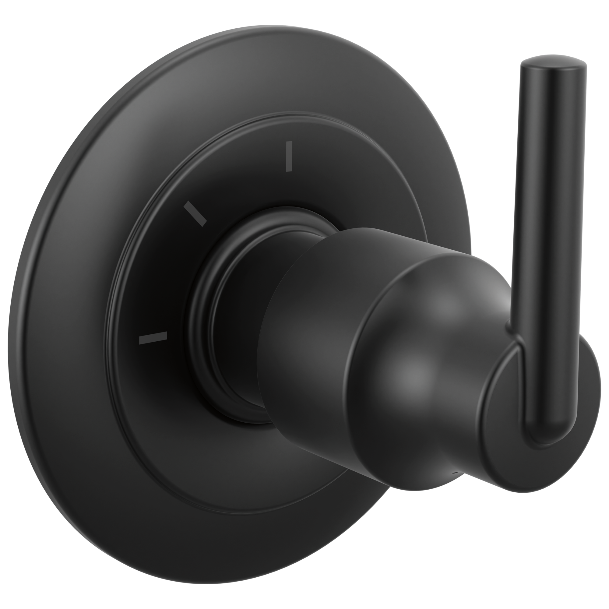 Delta Faucet Trinsic 3-Setting 2-Port Diverter Trim - Matte Black