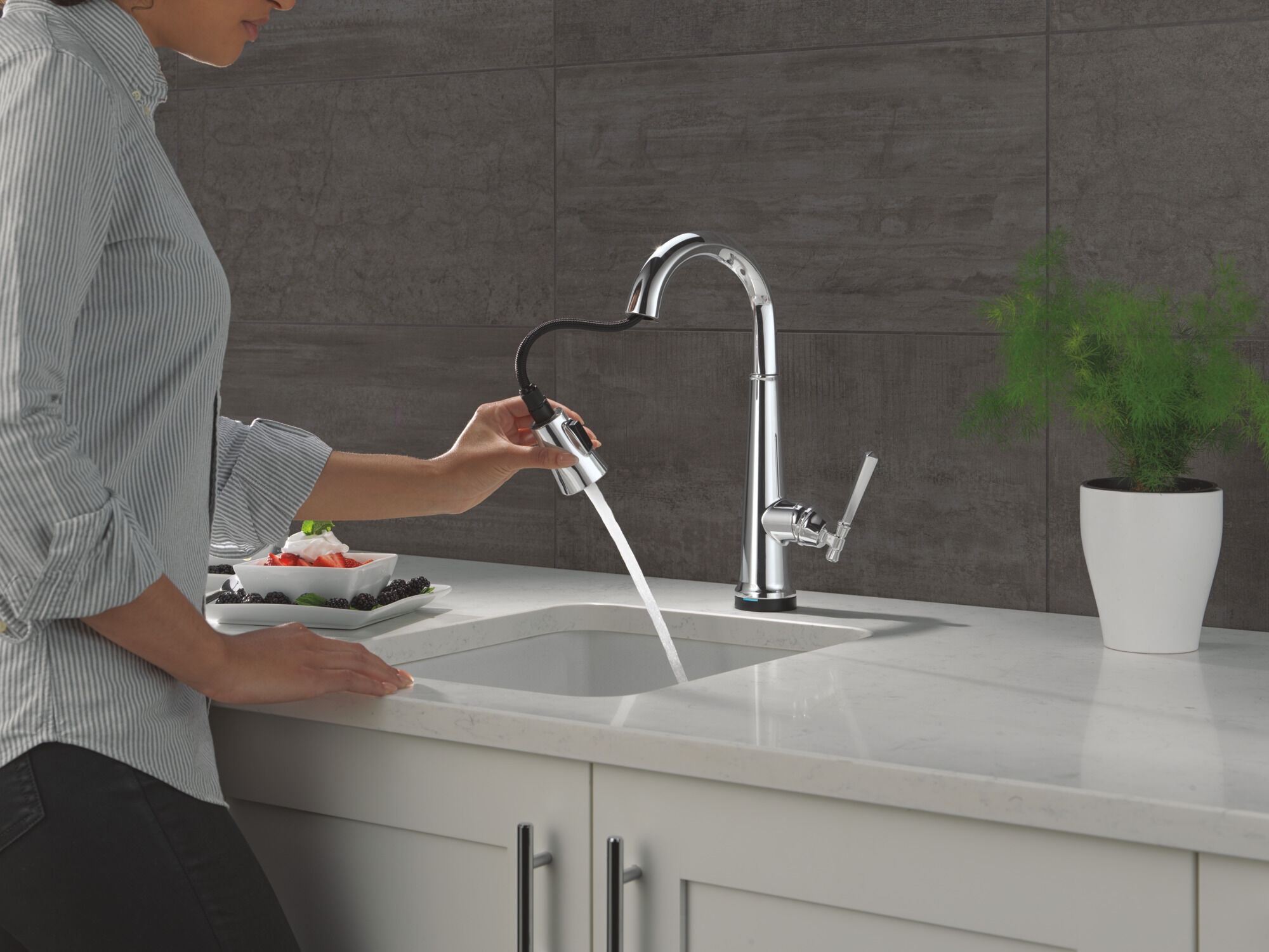 Touch2O® Bar / Prep Faucet with Touchless Technology in Lumicoat