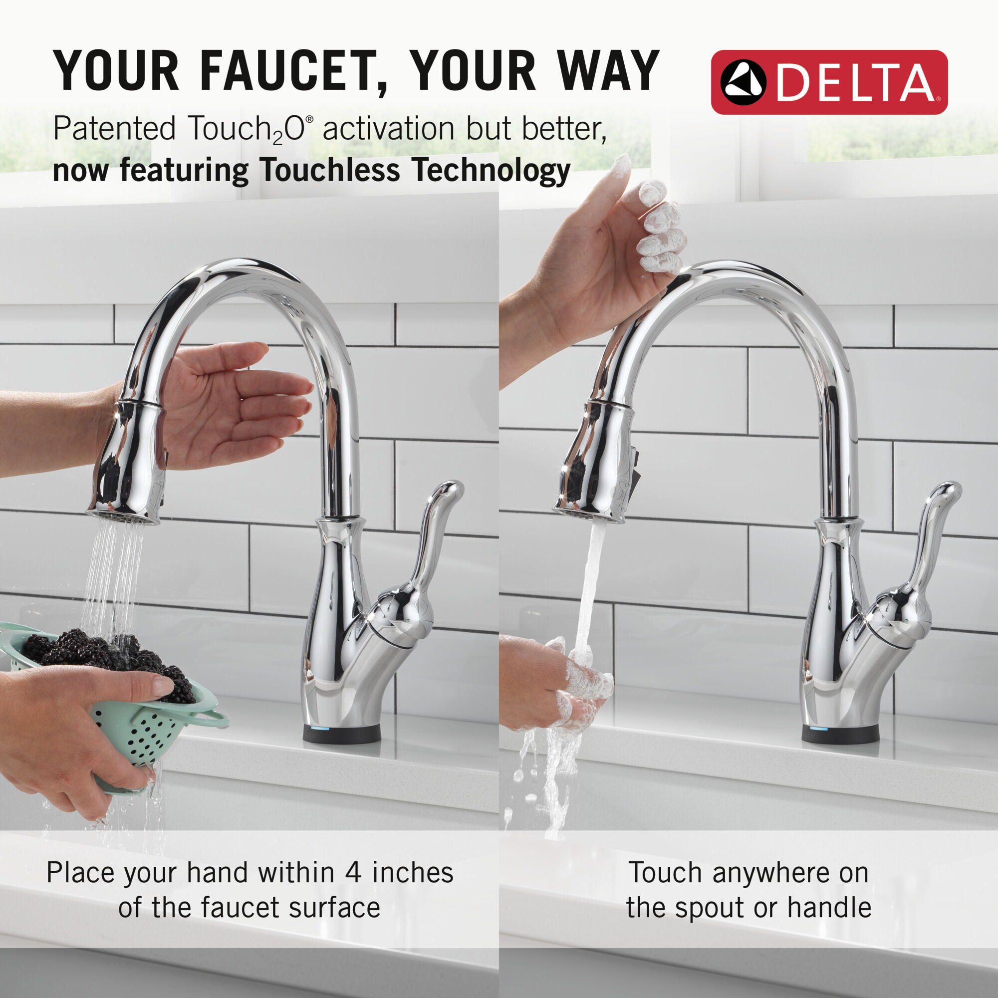 Touch2O® with Touchless™ Pull-Down Kitchen with Soap Disp Bundle