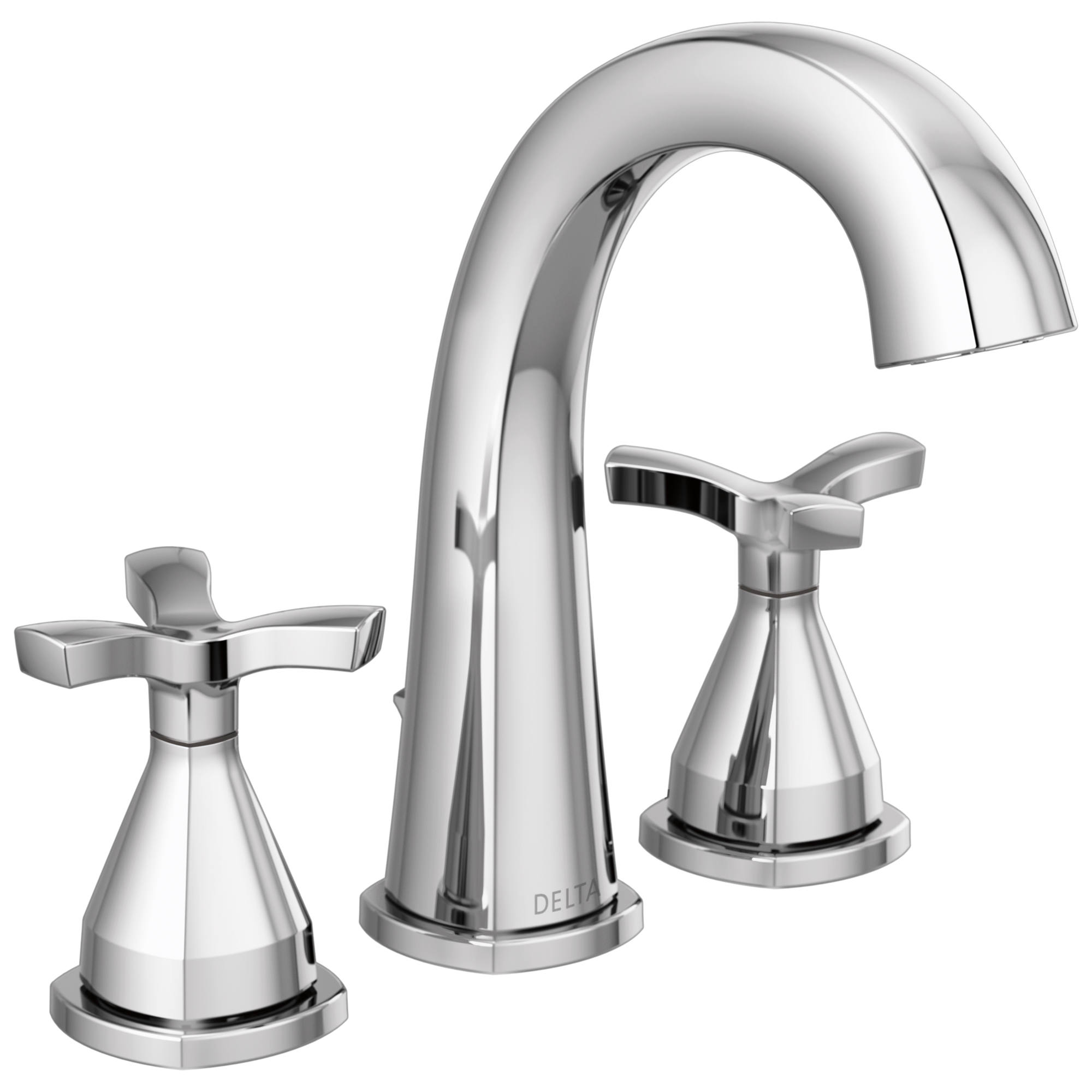 Delta Faucet Stryke Two Handle Widespread Bathroom Faucet - Lumicoat - Chrome