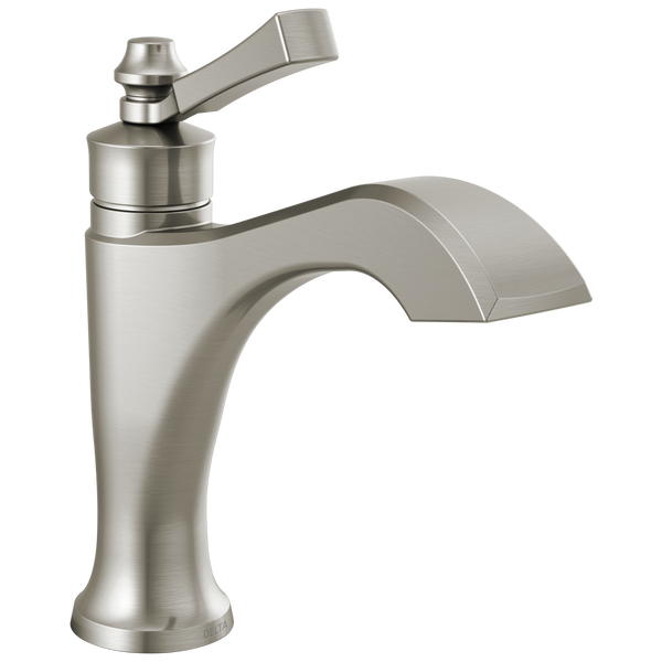 Single Handle Bathroom Faucet in Stainless 556-SSLPU-DST | Delta