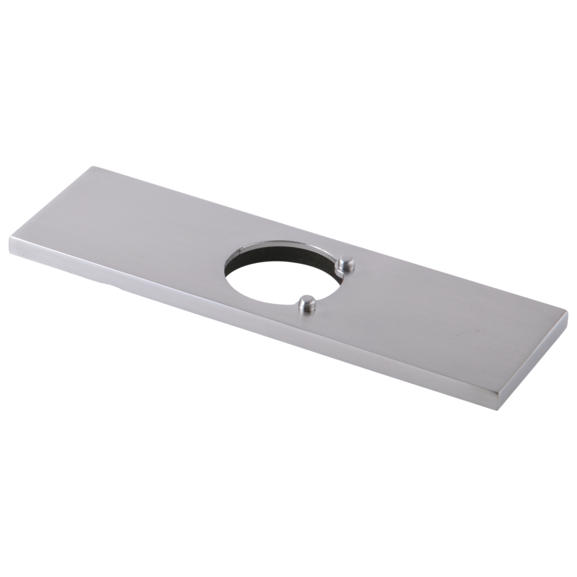 Delta Faucet Vero Escutcheon w/ Gasket  -  3 Hole Bathroom - Stainless