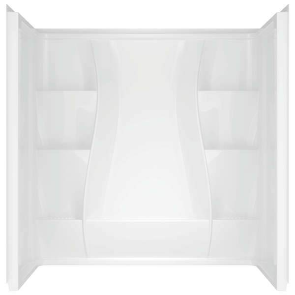 60" x 30" Bathtub Wall Set in High Gloss White 40204 Delta Faucet