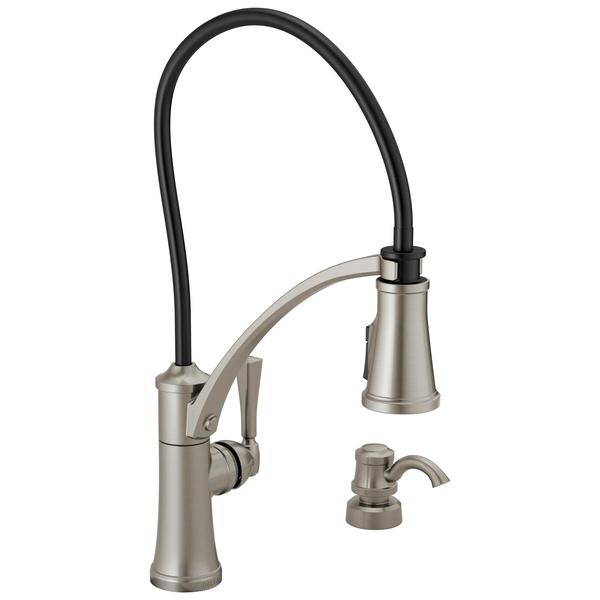 Single Handle Pull-Down Kitchen Faucet with ShieldSpray in ...