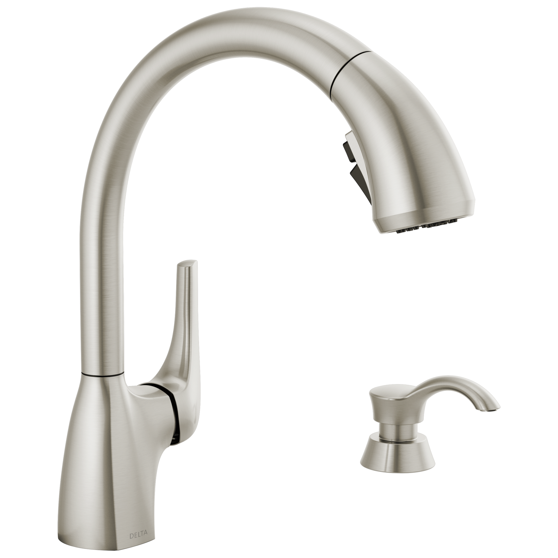 Mid Rise Pull Out Kitchen Faucet With