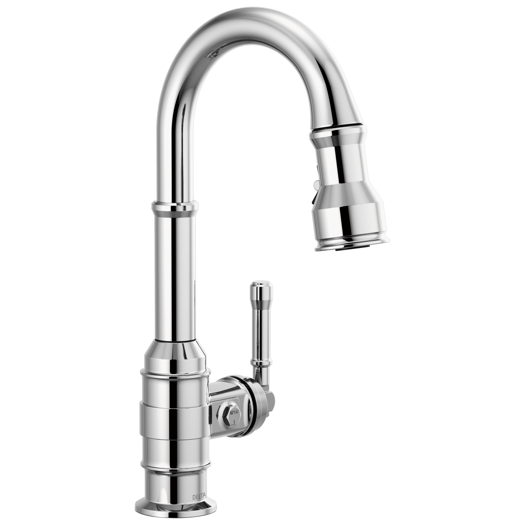 BroderickE Single Handle Pull-Down Bar/Prep Faucet - Chrome