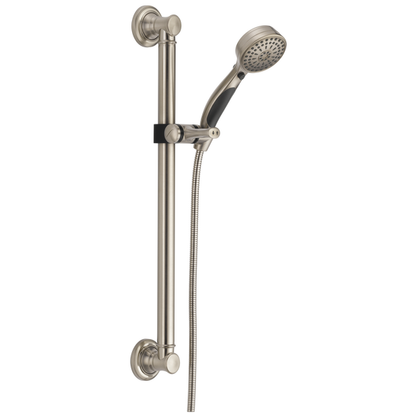 ActivTouch® 9-Setting Hand Shower with Traditional Slide Bar Grab Bar in Stainless  51900-SS Delta Faucet