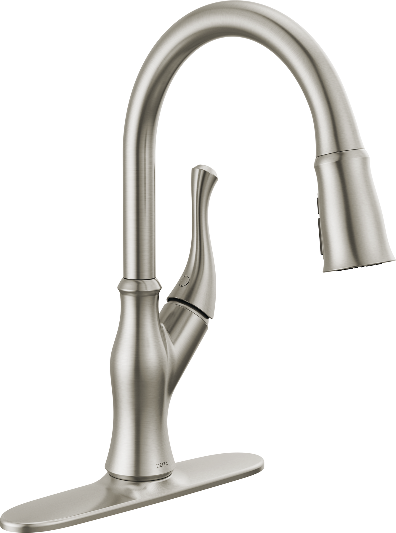 Single-Handle Pull-Down Kitchen Faucet in Spotshield Stainless