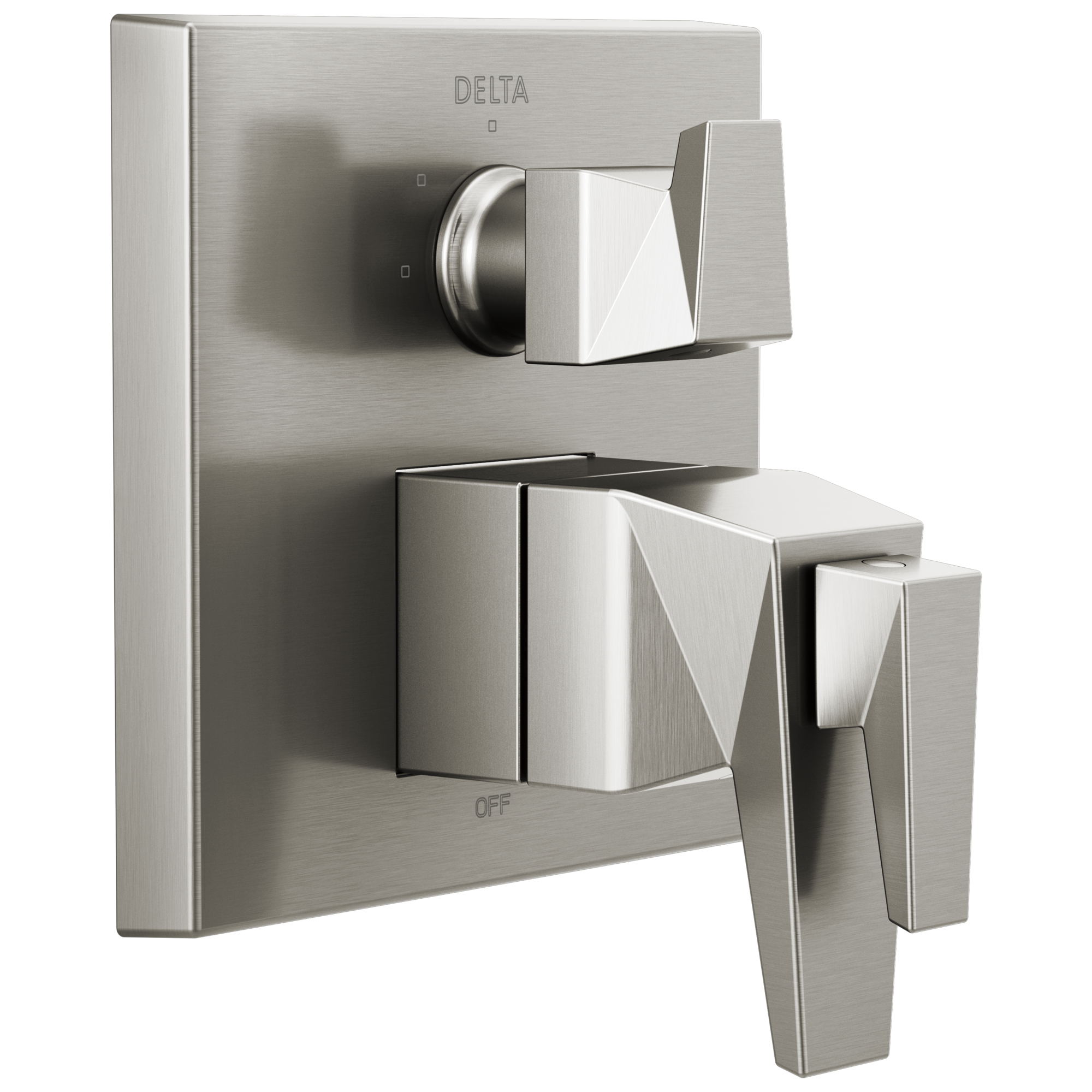 Delta Faucet TrillianE Two-Handle Monitor 17T Series Valve Trim with 3-Setting Diverter - Lumicoat Stainless