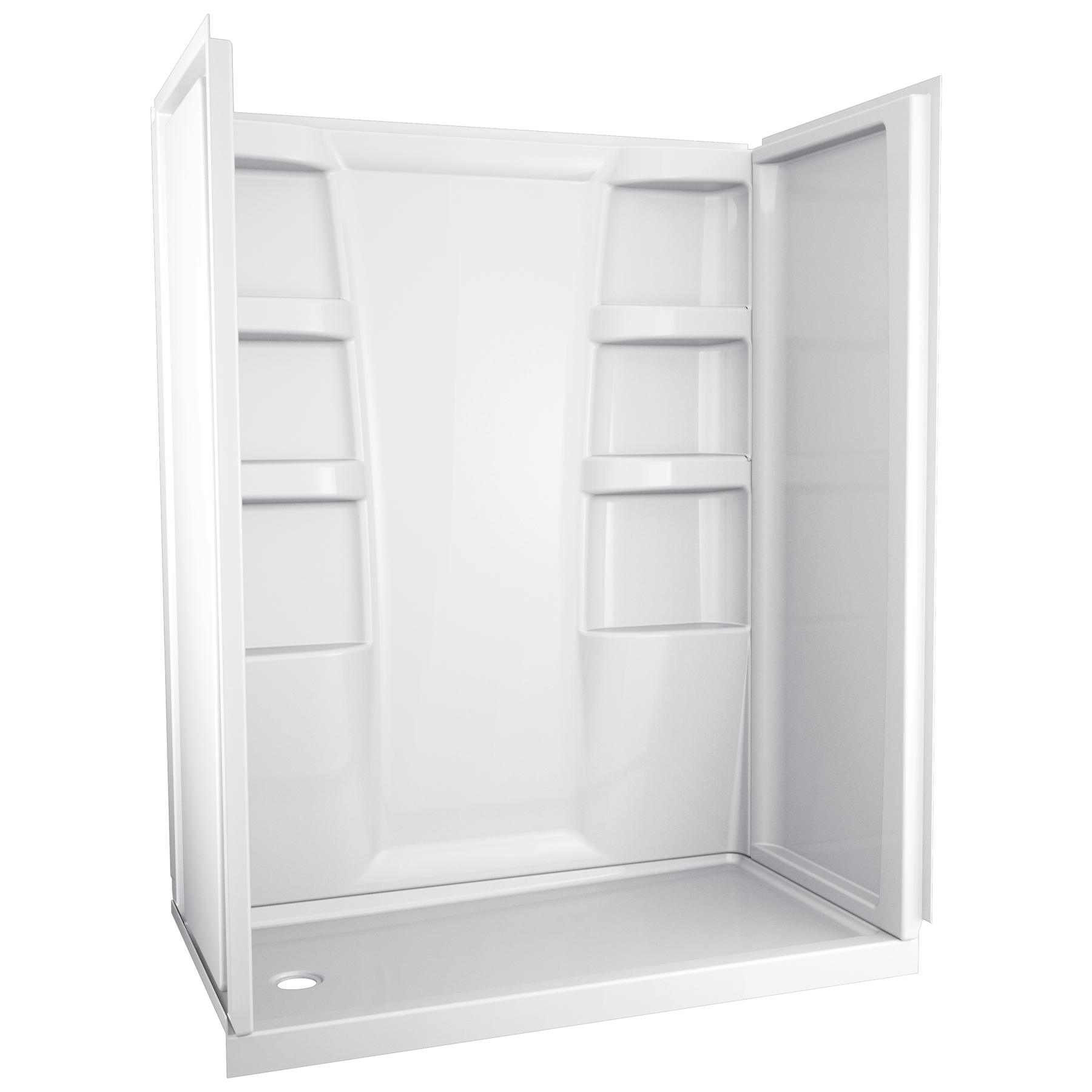 ProCrylic 60 in. x 32 in. Shower Surround in High Gloss White