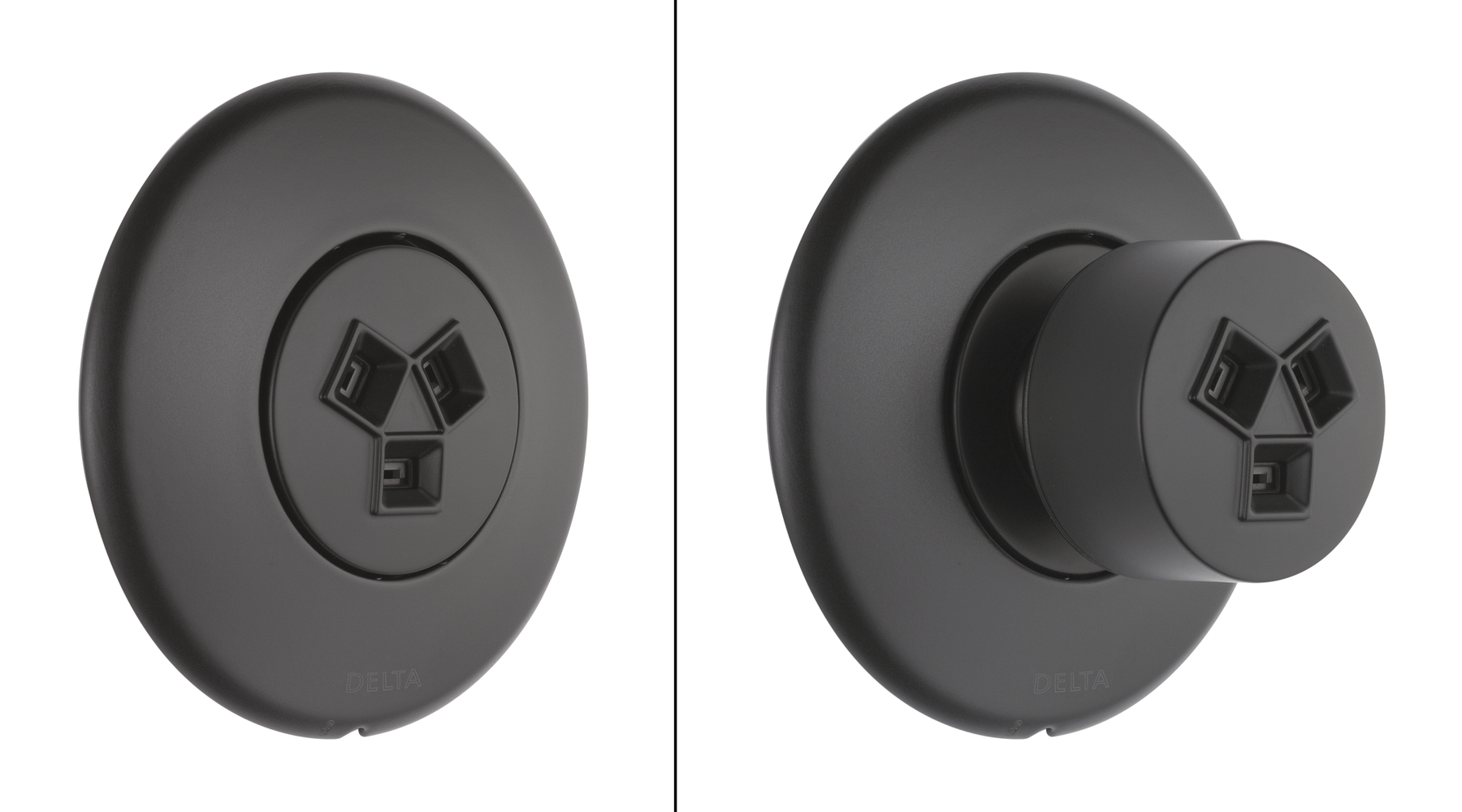 HydraChoice Body Spray Trim Round (Recertified) in Matte Black 