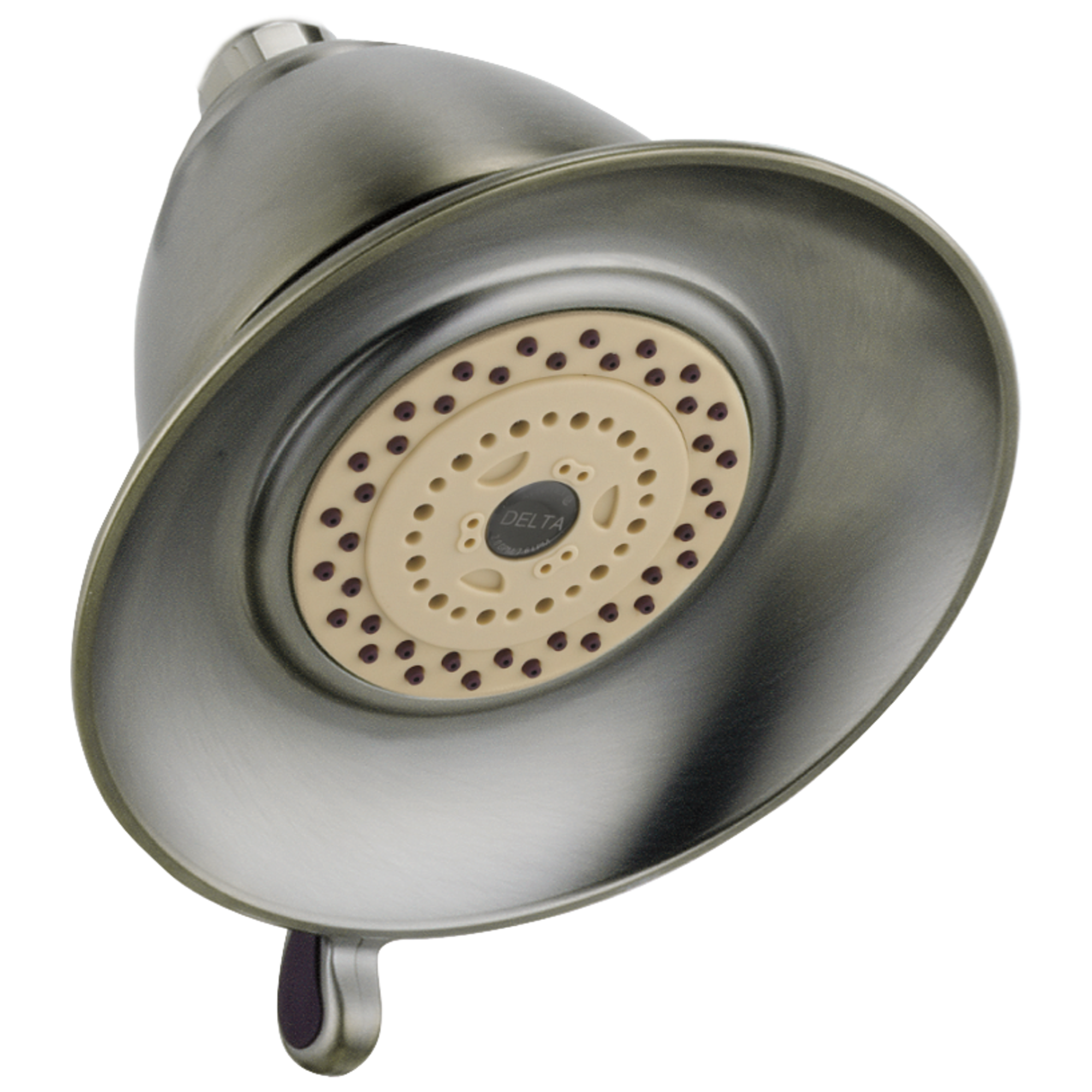 Delta Faucet Universal Showering Components Premium 3-Setting Shower Head - Stainless