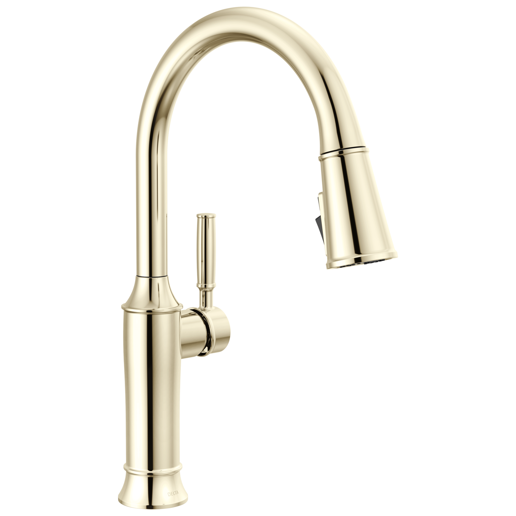 Single Handle Pull-Down Kitchen Faucet in Lumicoat® Polished