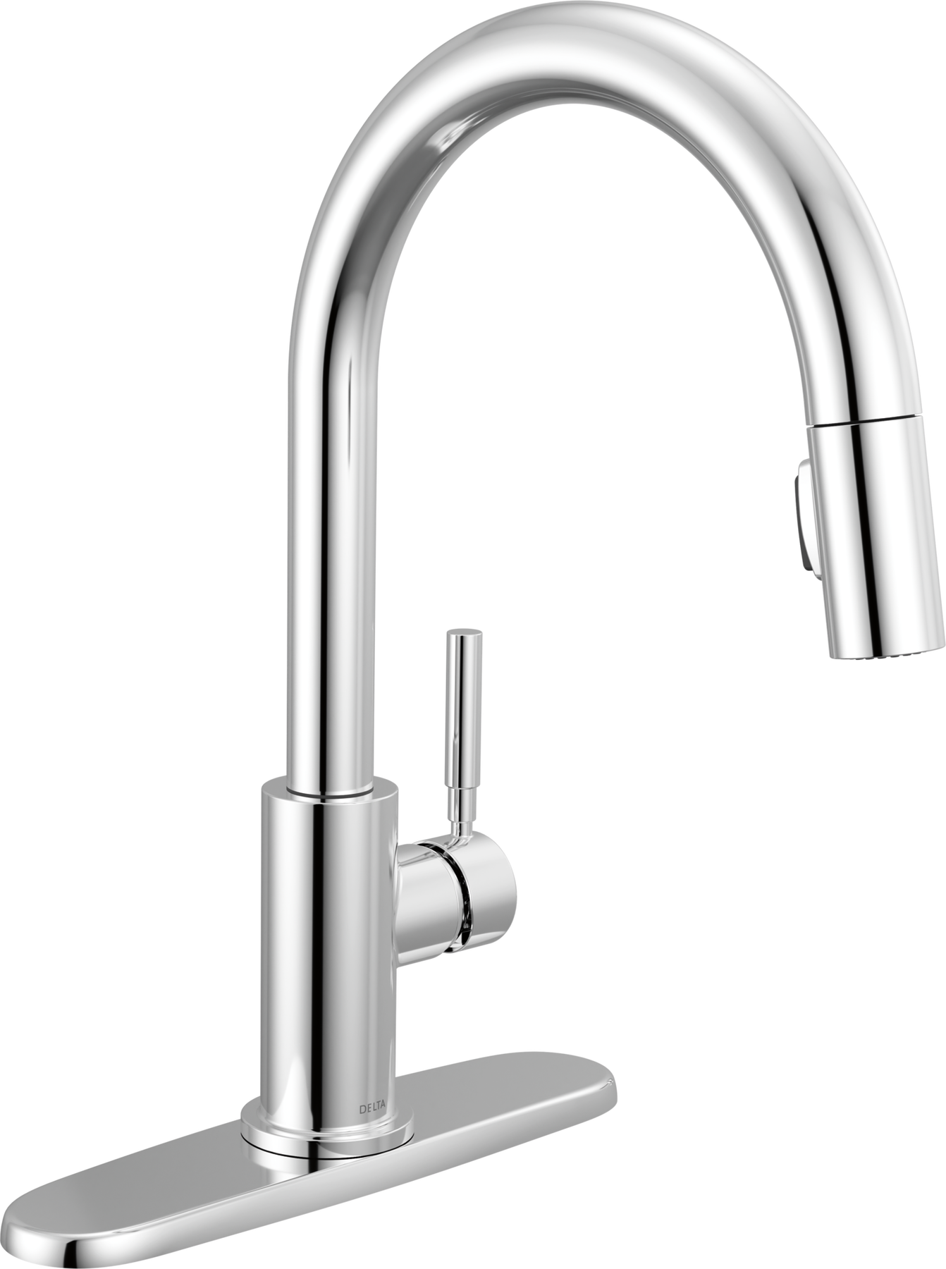 Single Handle Pull-Down Kitchen Faucet in Chrome 19933-DST | Delta