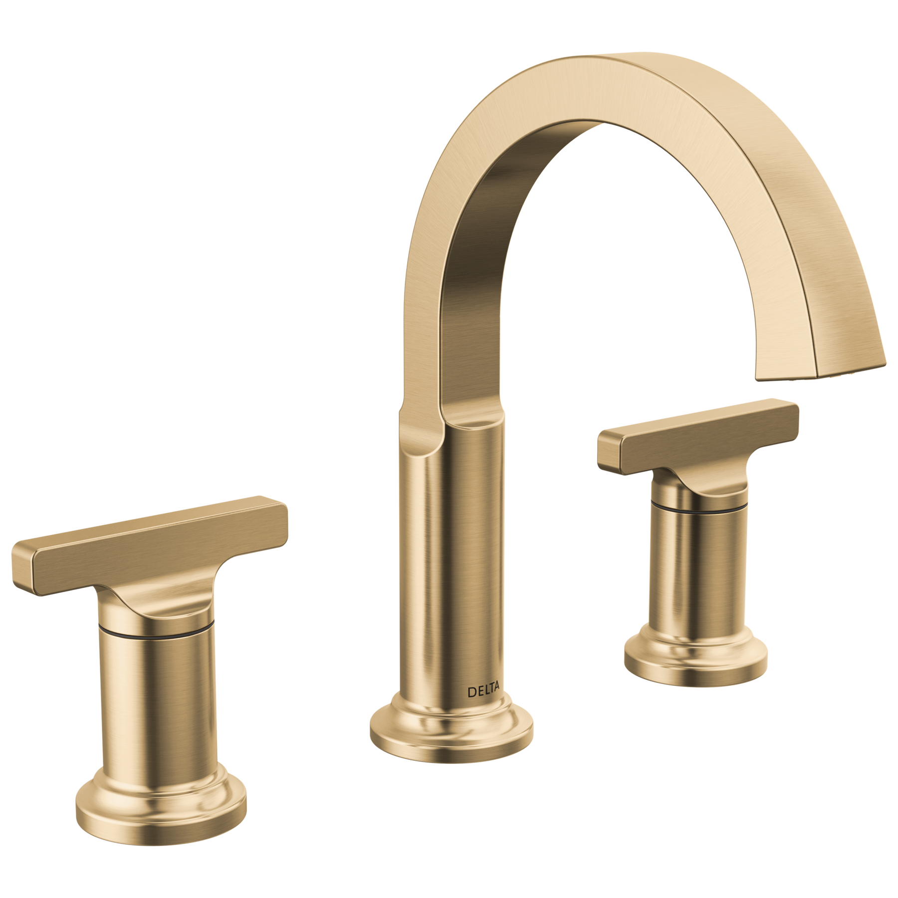 Two Handle Widespread Bathroom Faucet in Lumicoat® Champagne