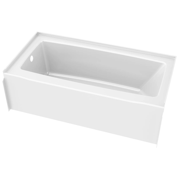 ProCrylic Bathtub 60 in. x 30 in. Left Drain in High Gloss White