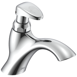 Single Hole Metering Slow-Close Bathroom Faucet