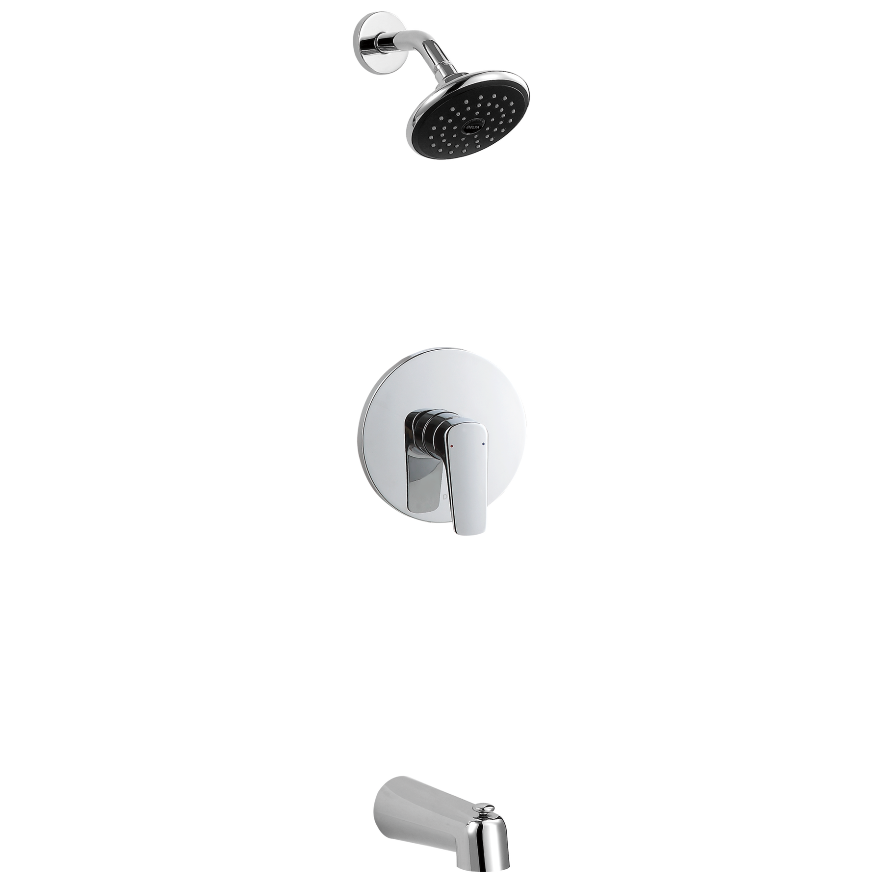 In-Wall Tub and Shower in Chrome 44075-SQ | Delta Faucet