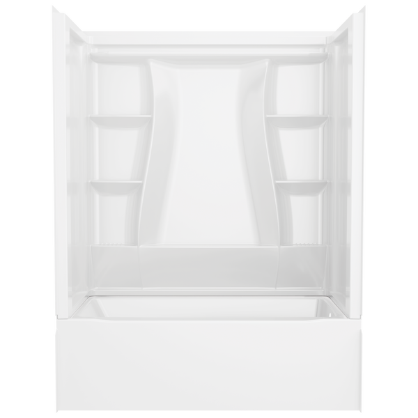 60x32 Alcove Bathtub Bundle - Right in High Gloss White BVS2-C522