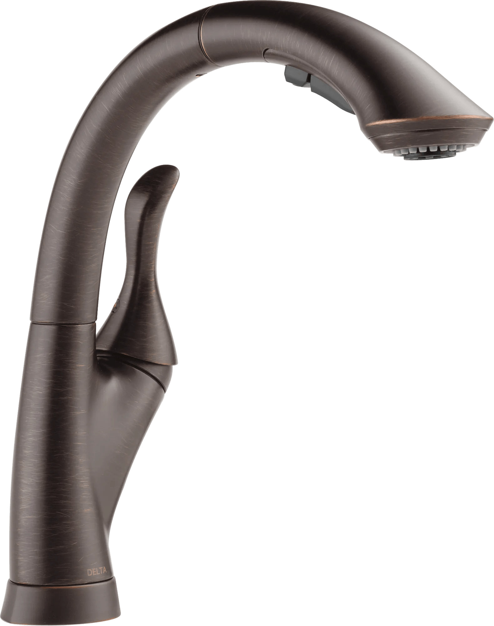 Delta Faucet LindenE Single Handle Pull-Out Kitchen Faucet - Venetian Bronze