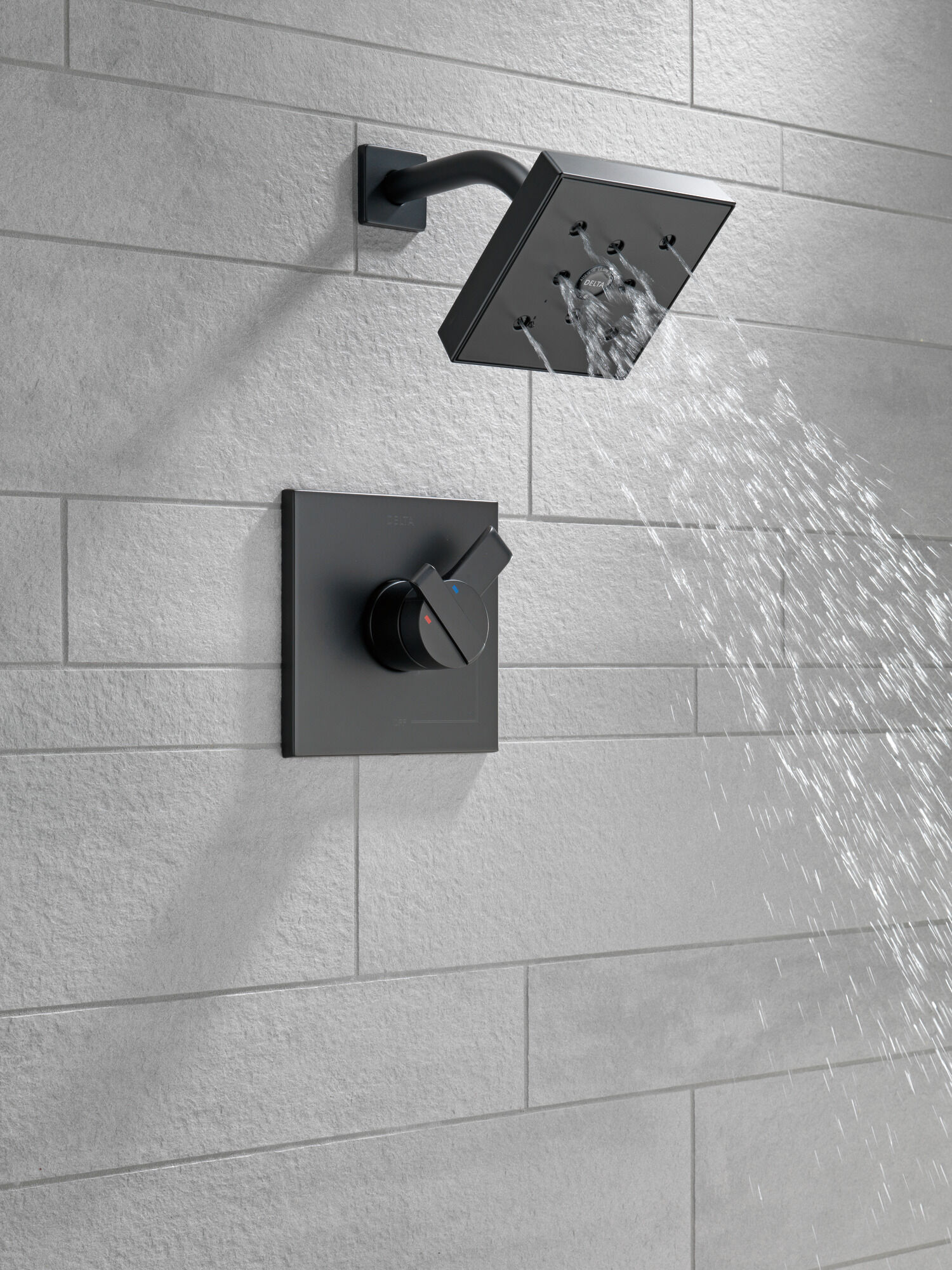 Monitor® 17 Series H2Okinetic® Shower Trim in Matte Black T17267