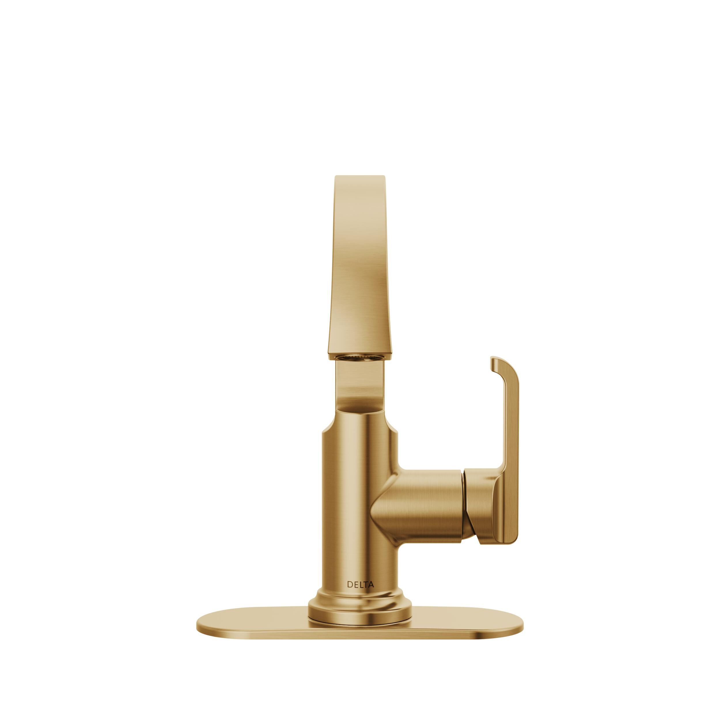 Single Handle Bathroom Faucet in Lumicoat® Champagne Bronze 588SH