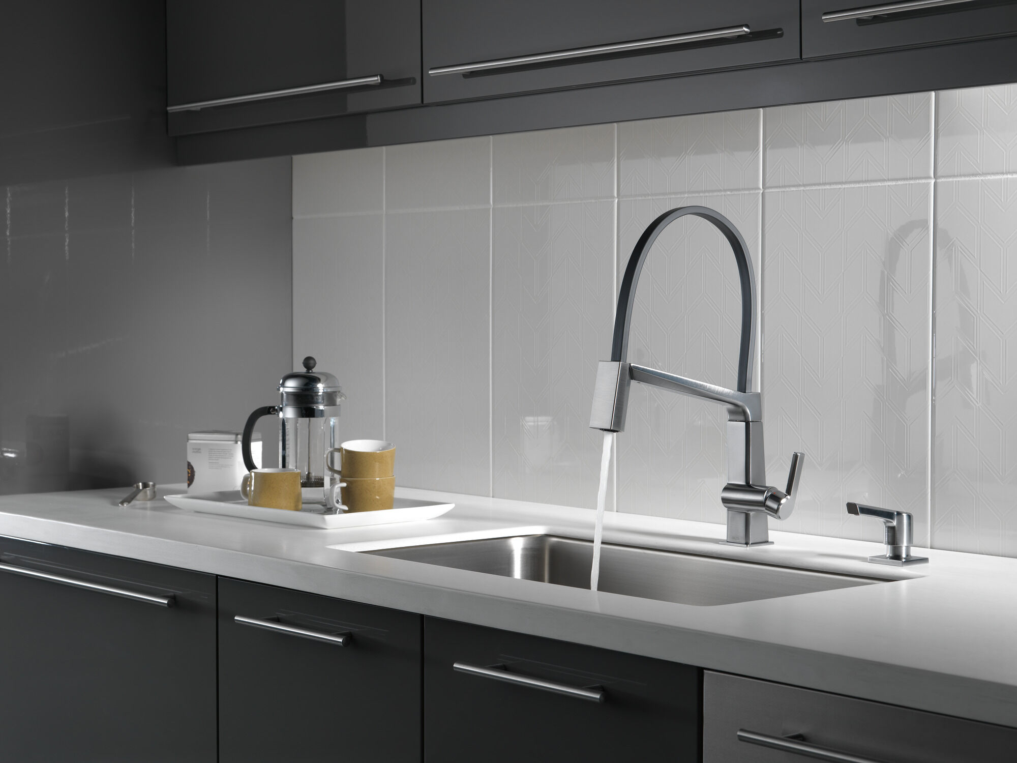 Soap/Lotion Dispenser in Arctic Stainless - Thumbnail 2