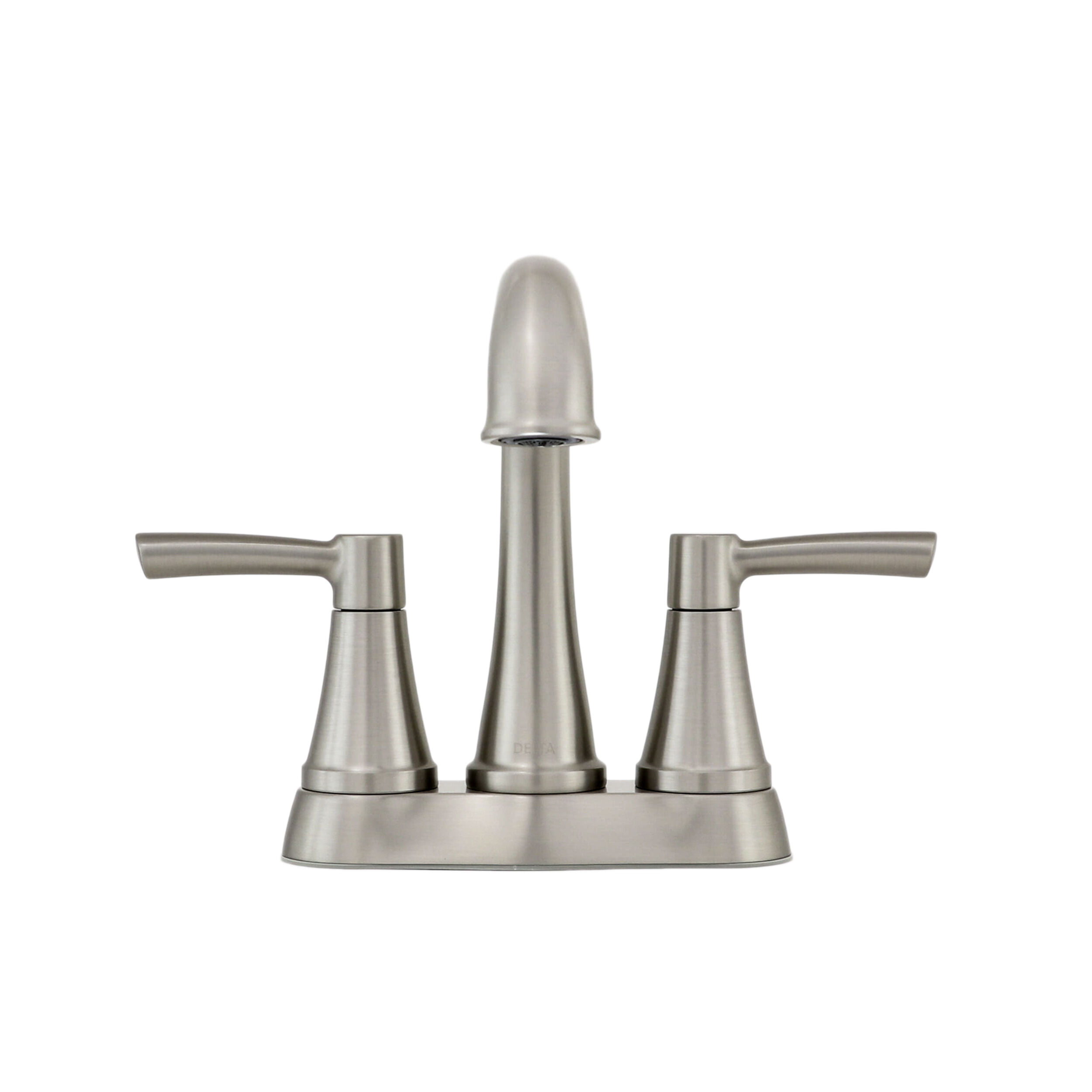 Two Handle Centerset Bathroom Faucet in Spotshield Brushed Nickel Two Handle Centerset Bathroom Faucet in Spotshield Brushed Nickel