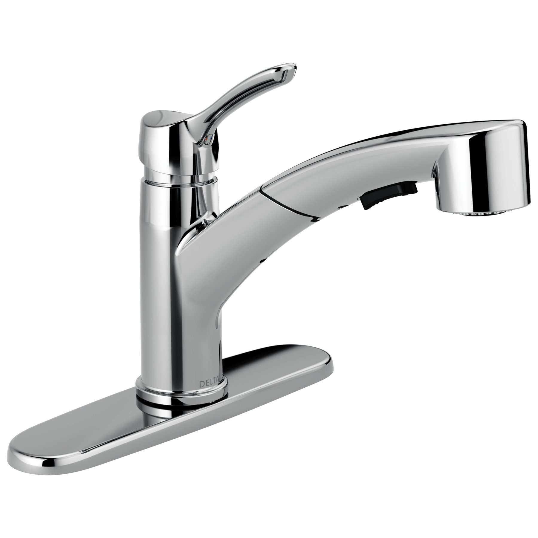 Single Handle PullOut Kitchen Faucet in Chrome 4140DST Delta Faucet