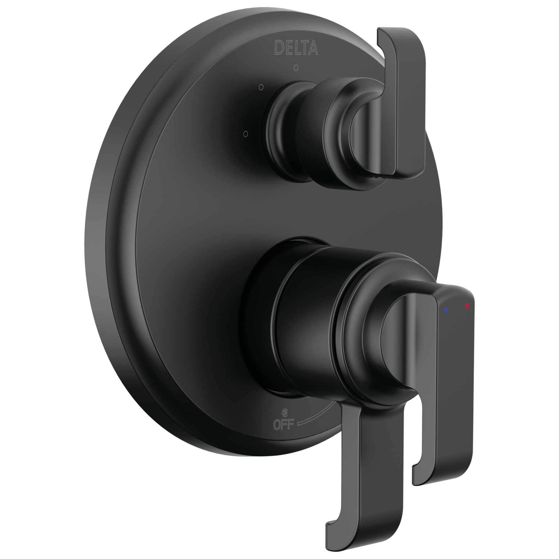 17 Series Integrated Diverter Trim with 3-Setting in Matte Black