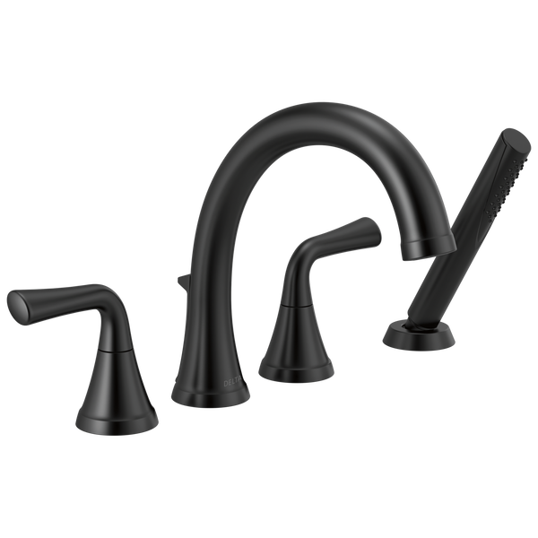 Roman Tub Trim With Hand Shower T4733 Bl Delta Faucet