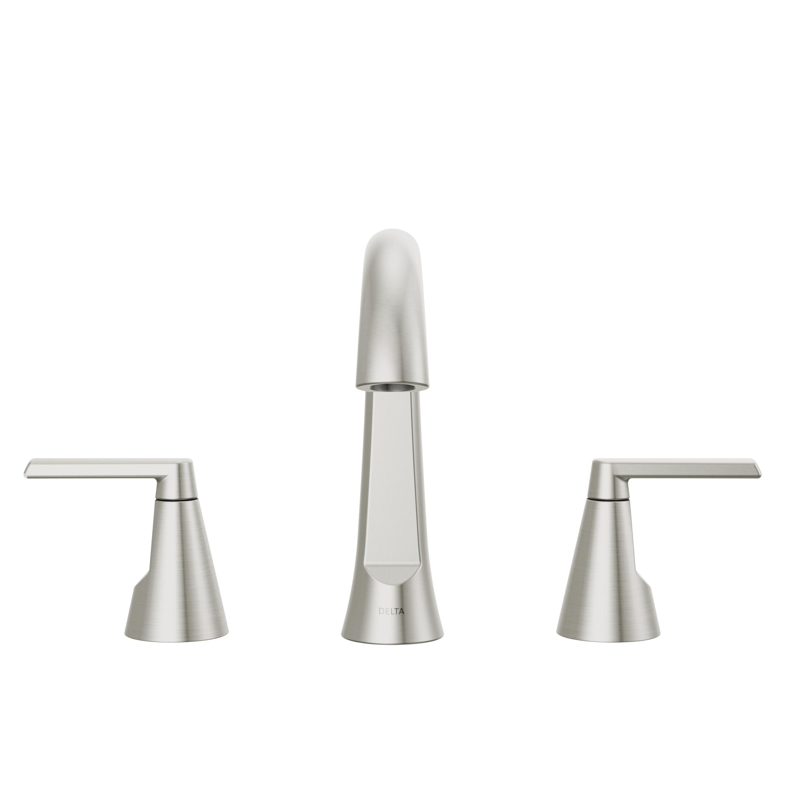Two Handle Widespread Bathroom Faucet in Spotshield Brushed Nickel