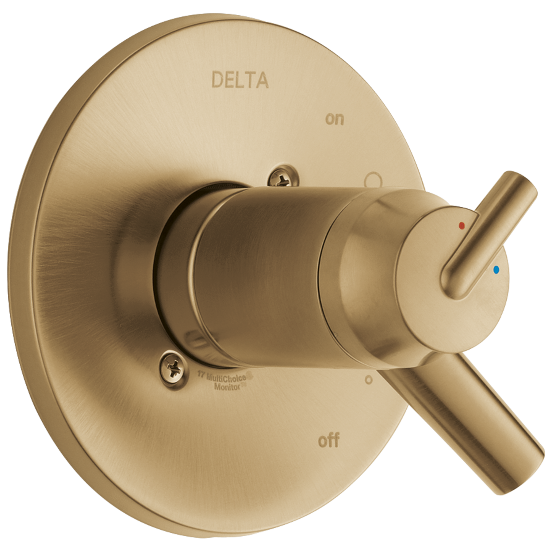 Thermostatic Valve Only Trim 1L 17T (Recertified) in Champagne Bronze