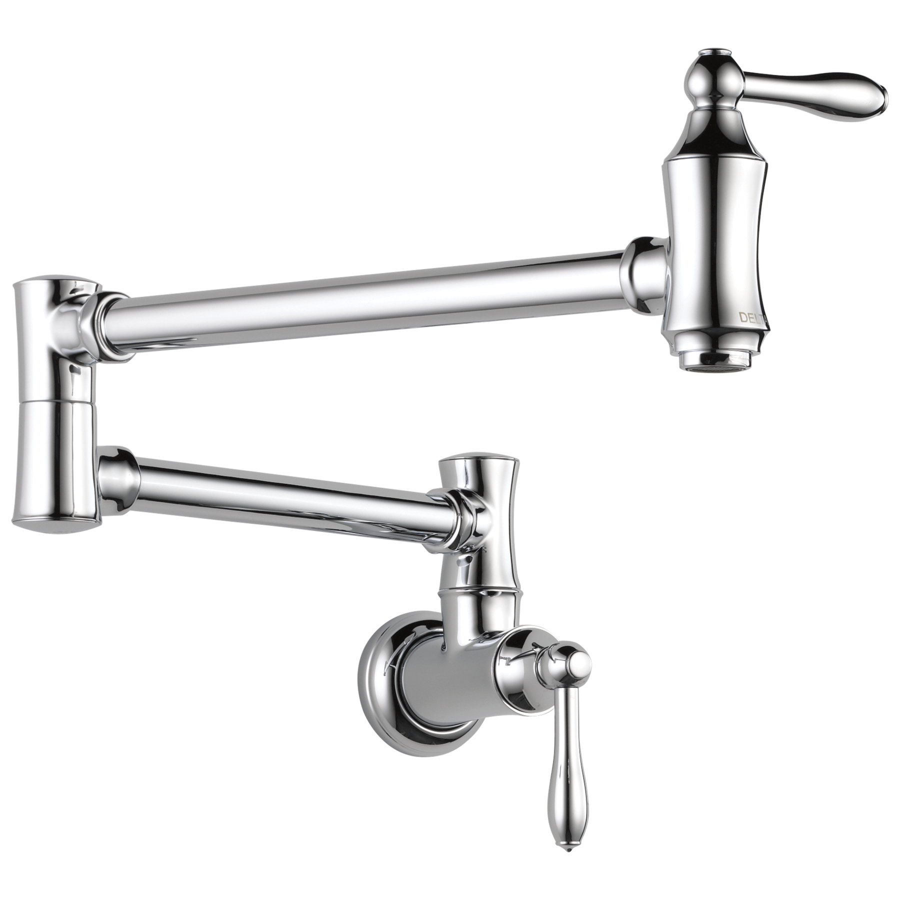Traditional Wall Mount Pot Filler in Chrome 1177LF Delta Faucet