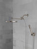Adjustable Raincan Shower Head with Hand Shower